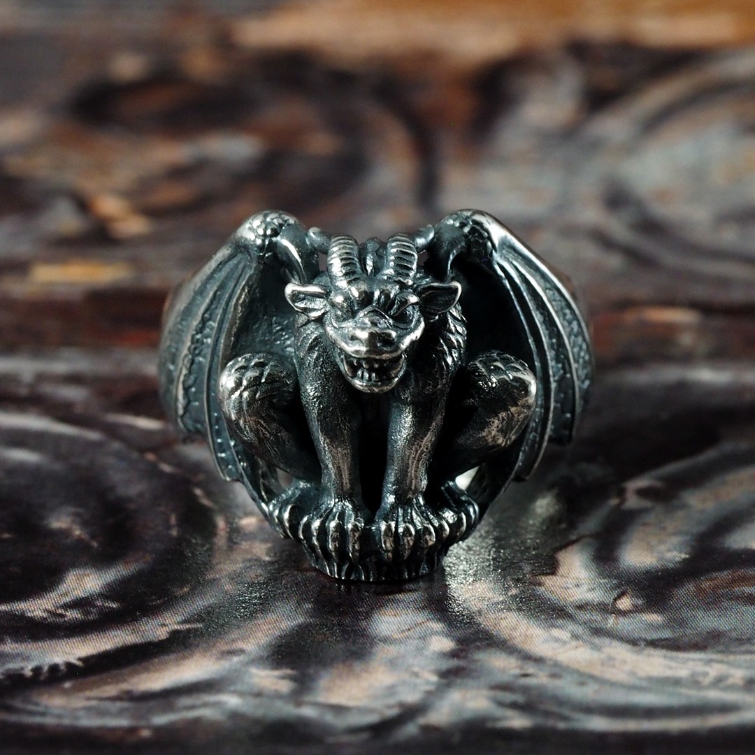 Gargoyle｜ANGELS & DEMONS - Ring - Collection｜Guardia - シルバー