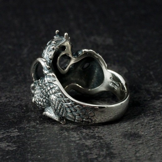 青龍｜神代 - Ring - Collection｜Guardia - シルバー